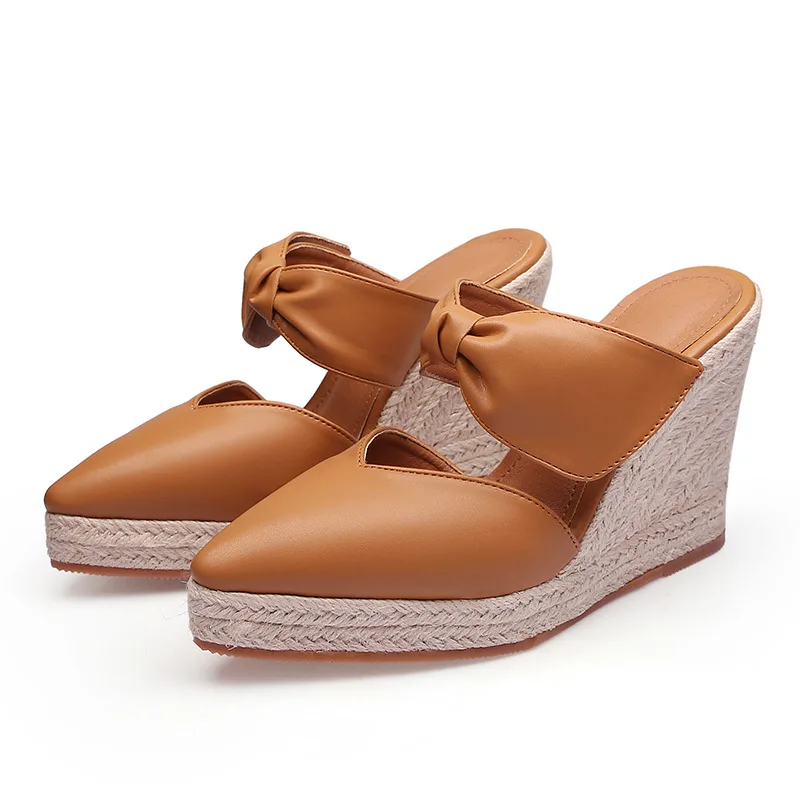 Wedge Espadrille Women - Dames Hoge Hak Sandalen Espadrille Sleehak