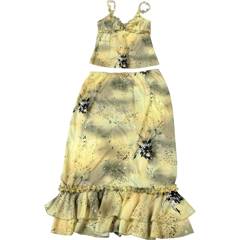 Tweedelig damespak met bloemen - Midi Skirt Floral recensie en prijs