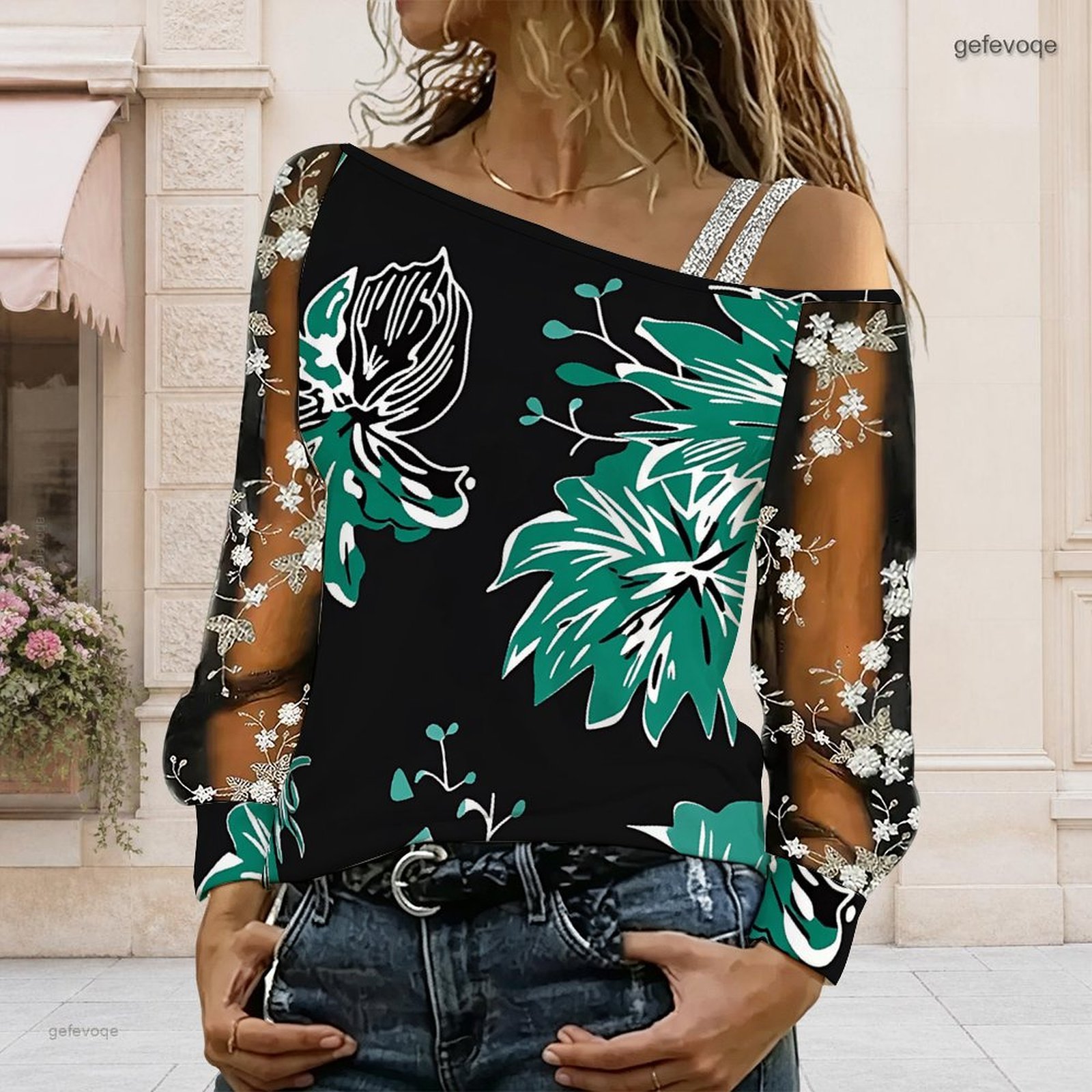 Dames off-shoulder blouse, asy - Blouse Off Shoulder recensie en prijs