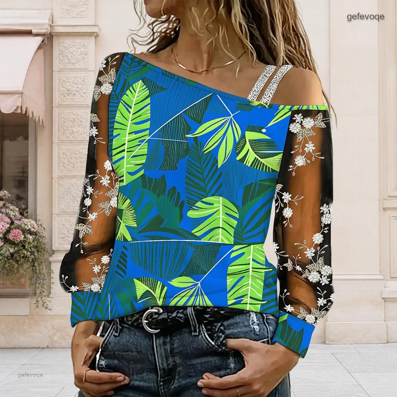 Dames off-shoulder blouse, asy - Blouse Off Shoulder recensie en prijs
