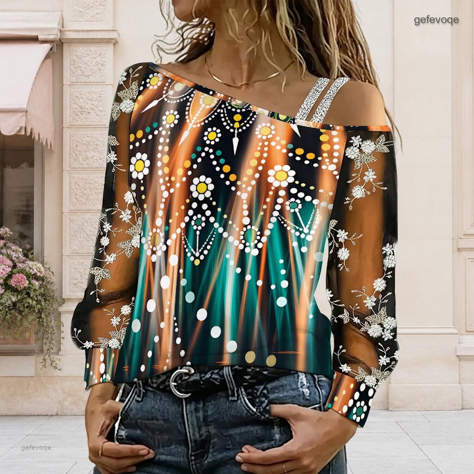 Dames off-shoulder blouse, asy - Blouse Off Shoulder recensie en prijs