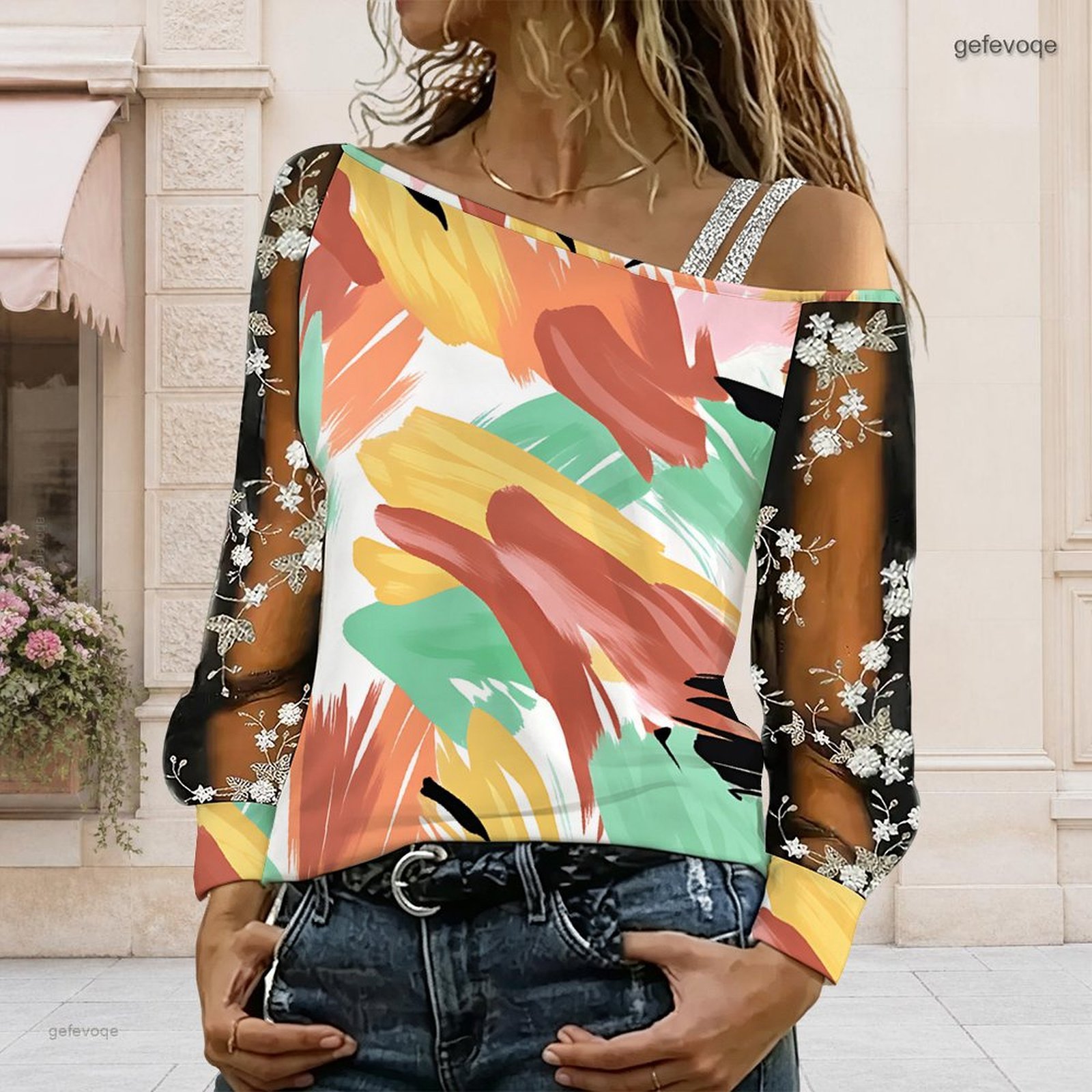 Dames off-shoulder blouse, asy - Blouse Off Shoulder recensie en prijs