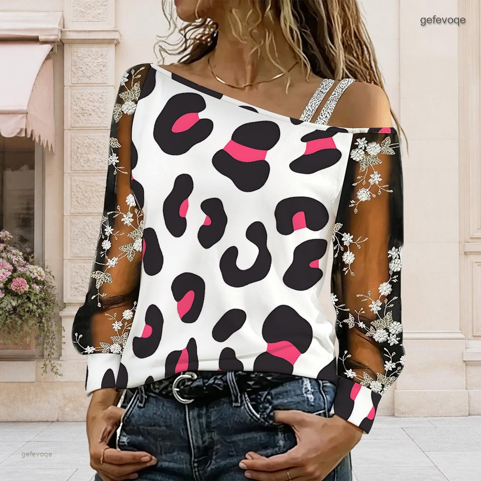 Dames off-shoulder blouse, asy - Blouse Off Shoulder recensie en prijs