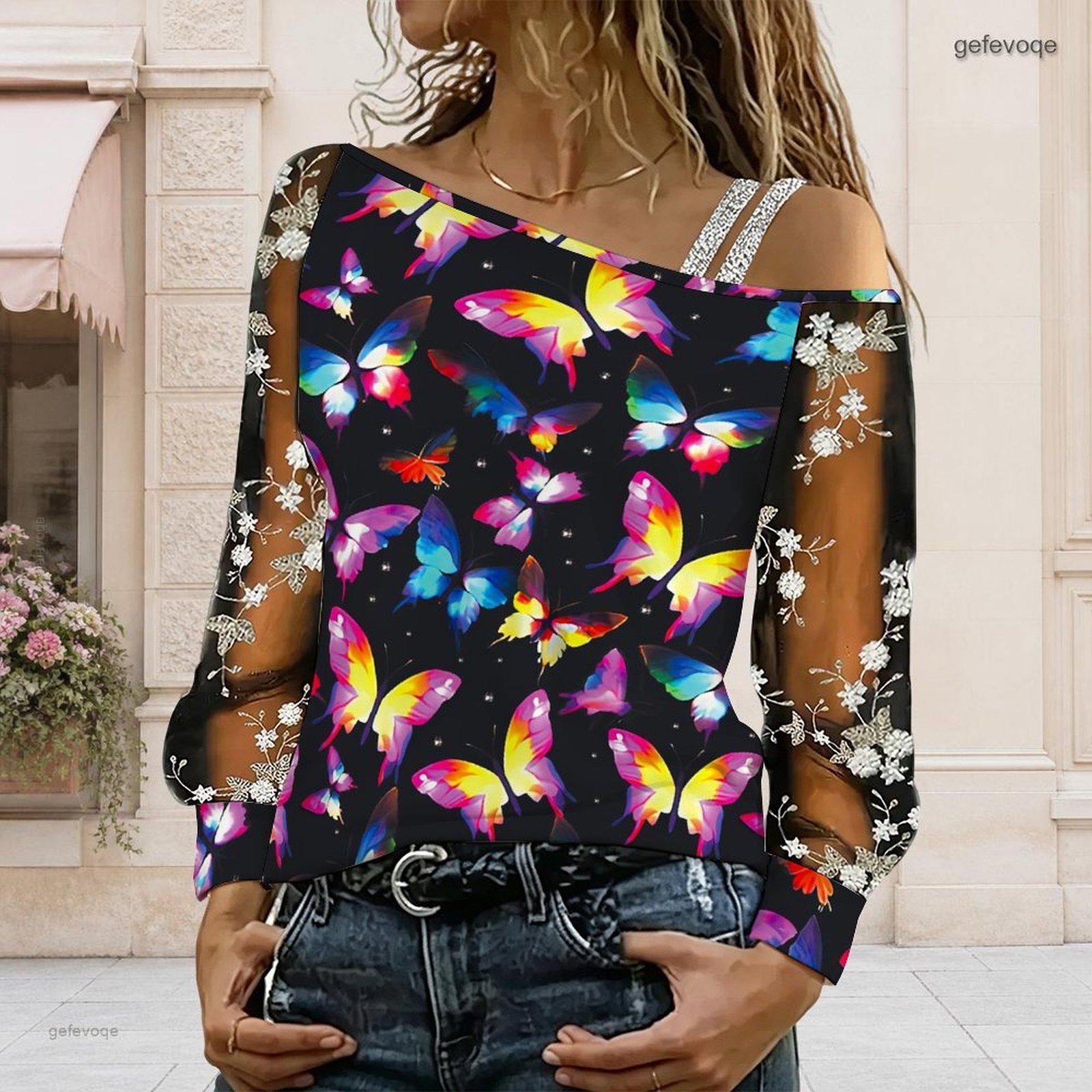 Dames off-shoulder blouse, asy - Blouse Off Shoulder recensie en prijs