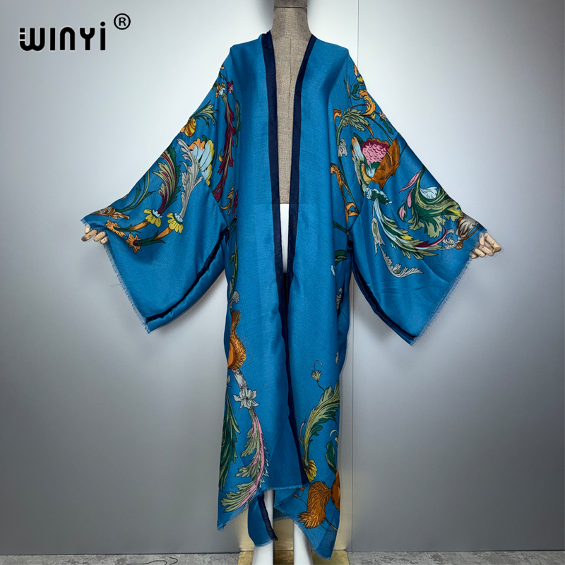 WINYI Afrika Boho Kimono Maxi  - Cover Up Kaftan recensie en prijs