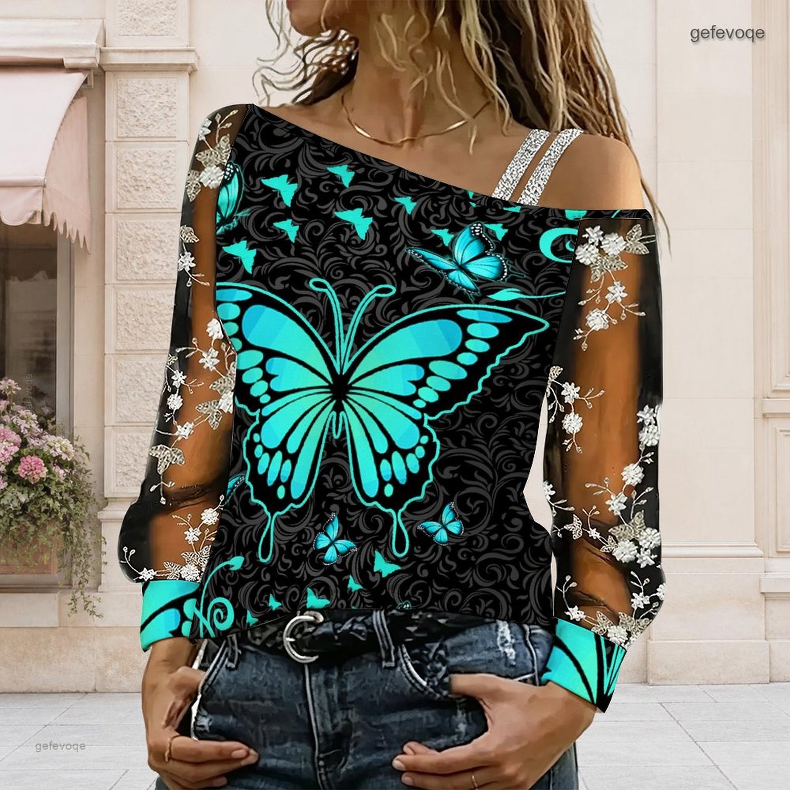 Dames off-shoulder blouse, asy - Blouse Off Shoulder recensie en prijs