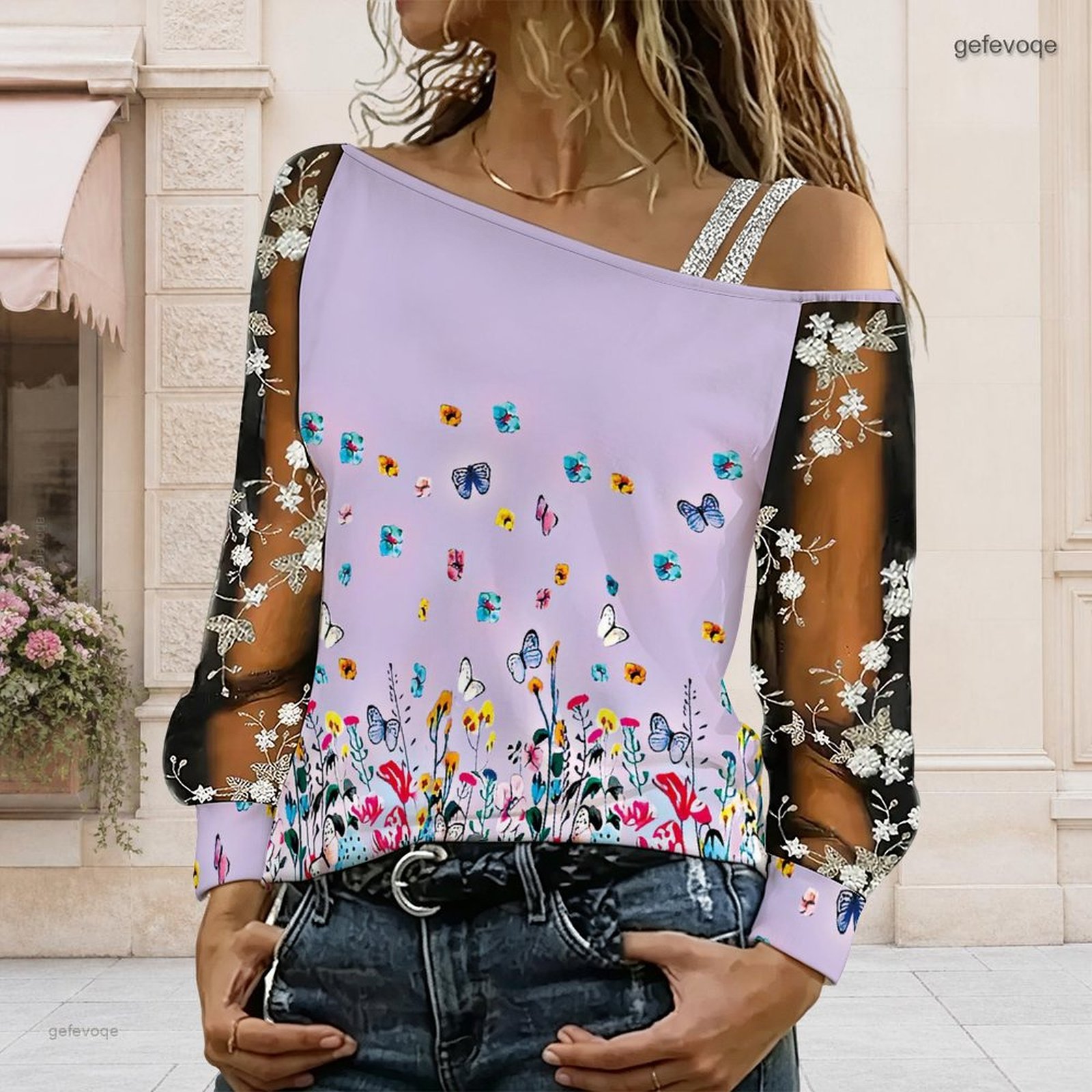 Dames off-shoulder blouse, asy - Blouse Off Shoulder recensie en prijs