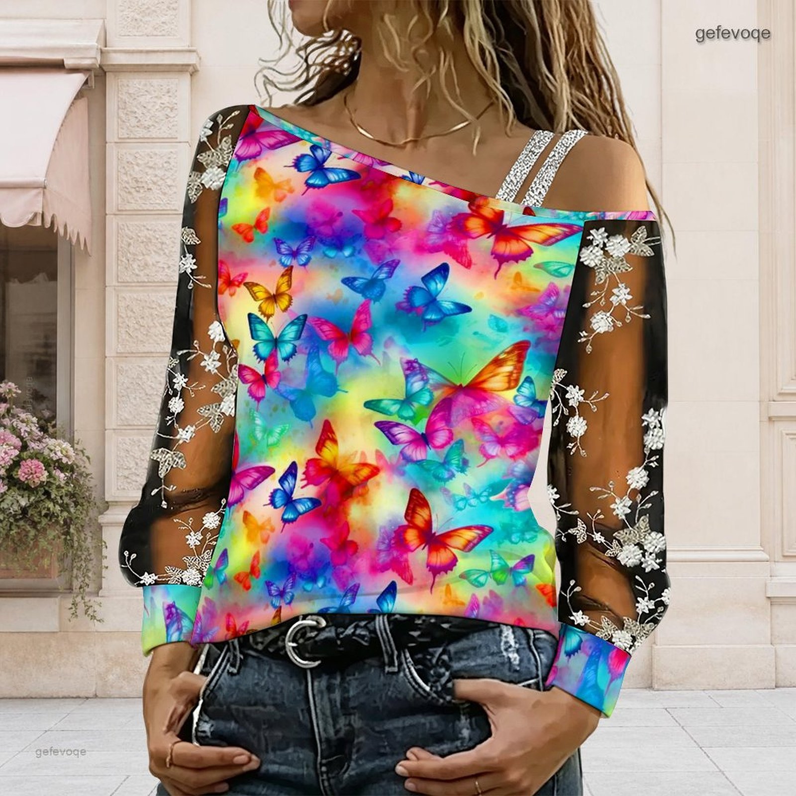 Dames off-shoulder blouse, asy - Blouse Off Shoulder recensie en prijs