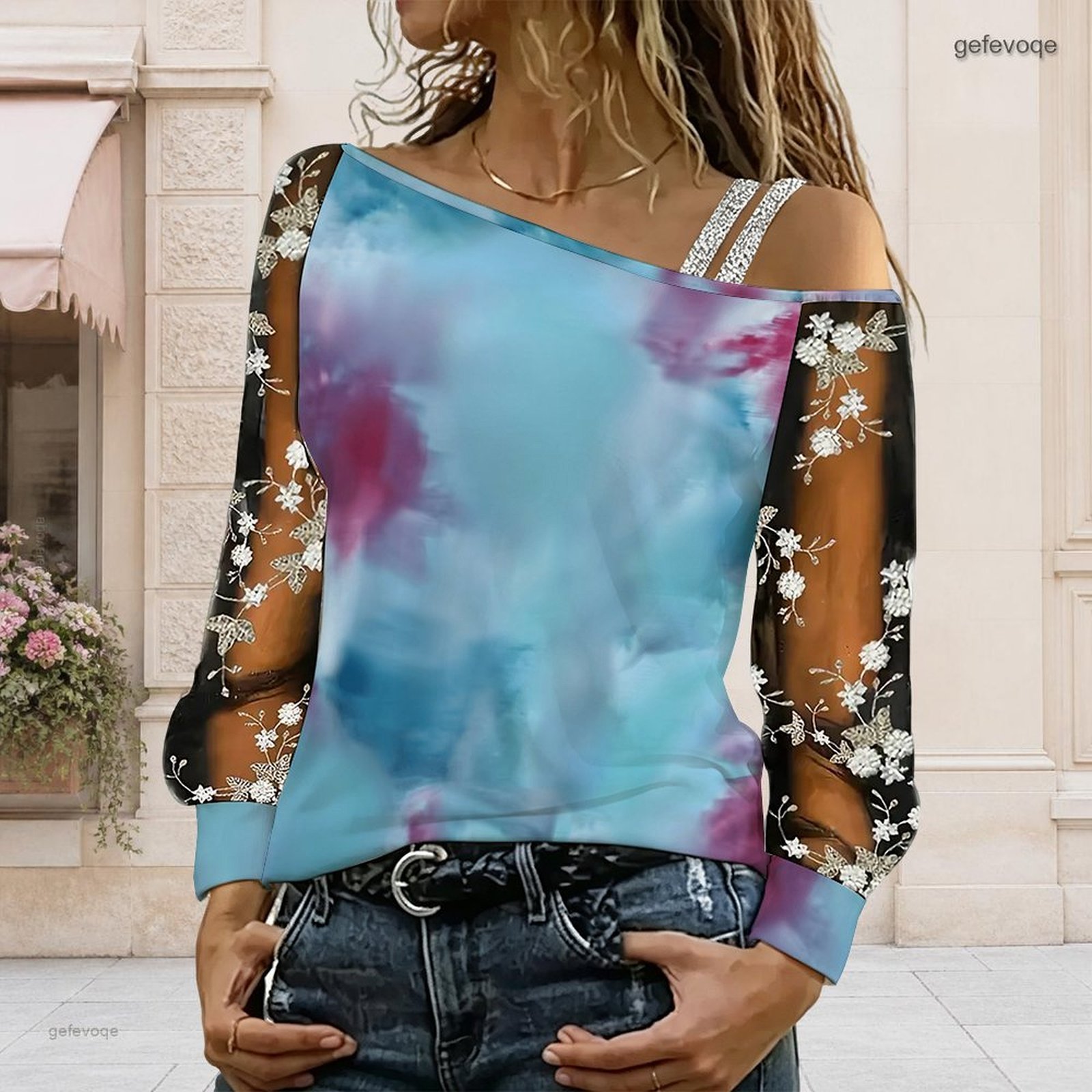 Dames off-shoulder blouse, asy - Blouse Off Shoulder recensie en prijs
