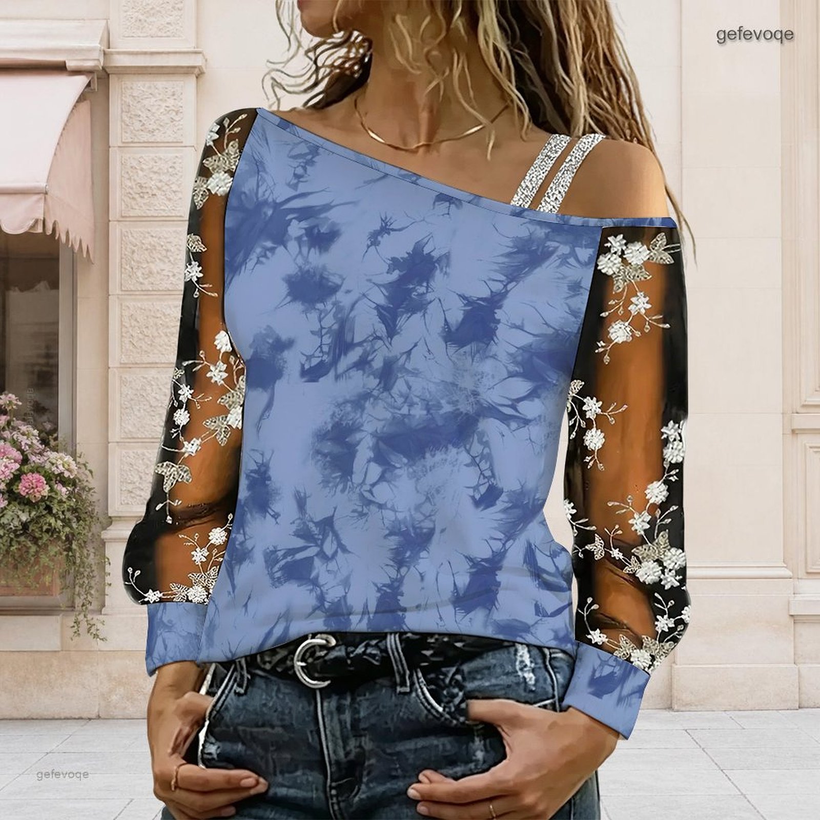Dames off-shoulder blouse, asy - Blouse Off Shoulder recensie en prijs