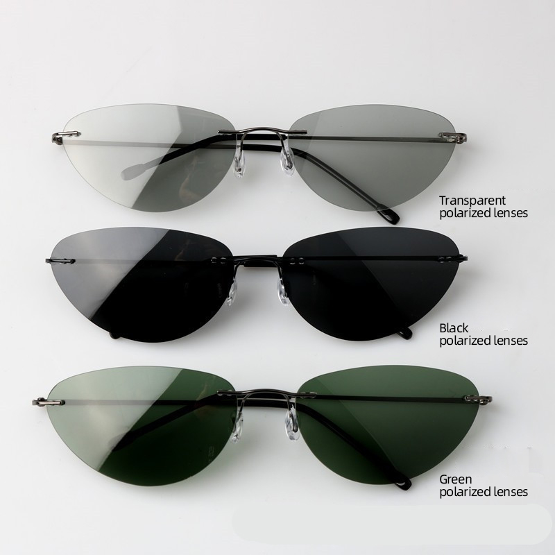 Modieuze zonnebril zonder mont - Sunglasses Cat Eye recensie en prijs