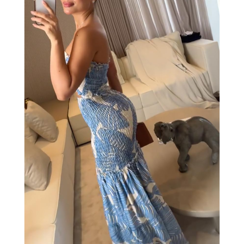 CHICME Bloemige Vakantiejurk H - Maxi Dress Halter recensie en prijs