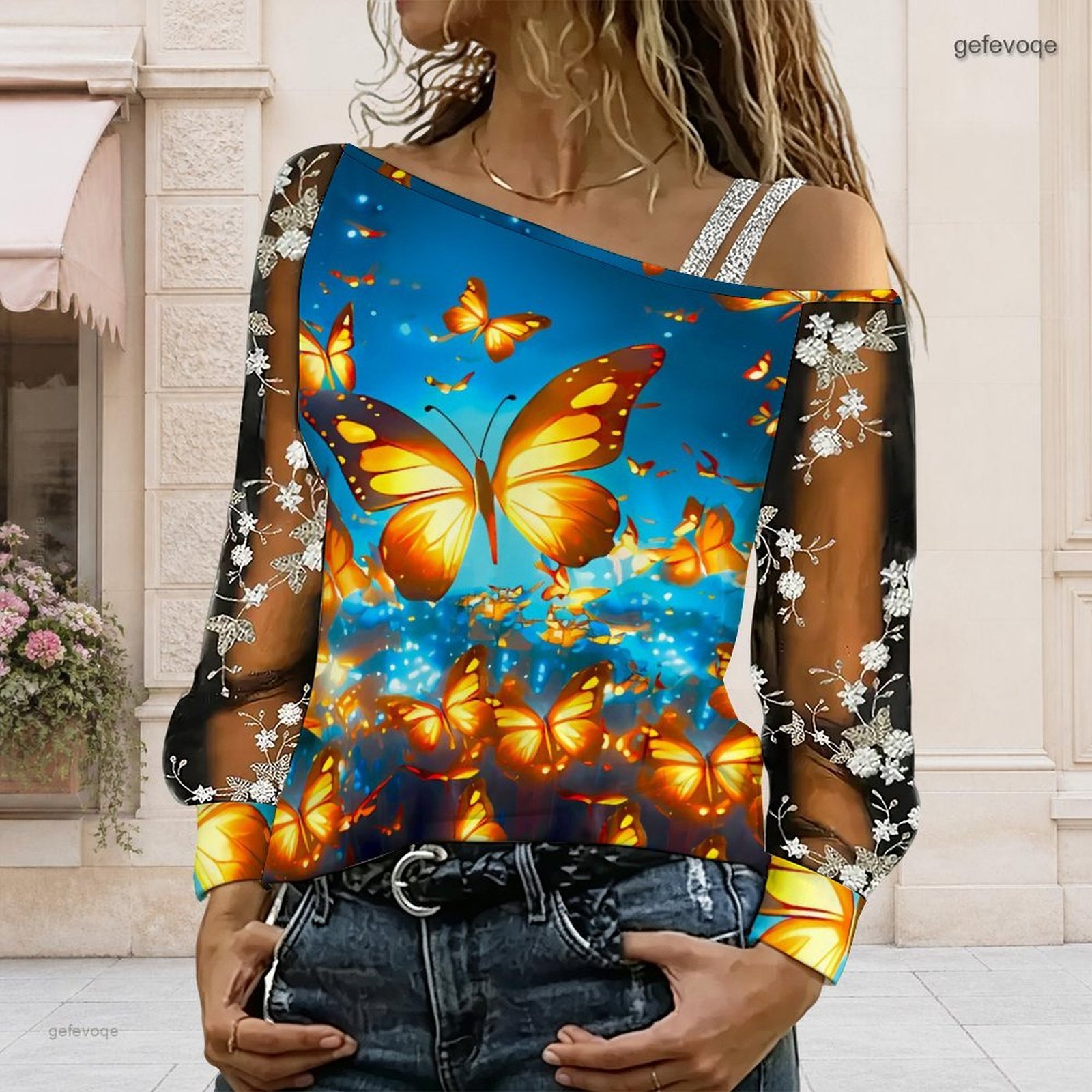 Dames off-shoulder blouse, asy - Blouse Off Shoulder recensie en prijs