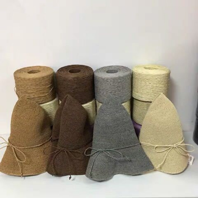 250 g/stks dun plat raffia gar - Crochet Bag Raffia recensie en prijs