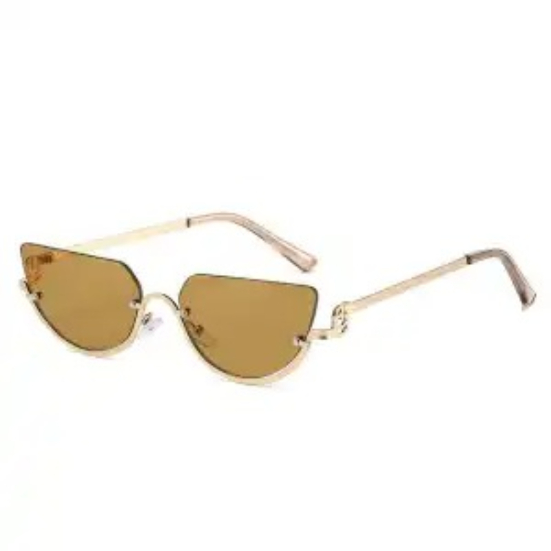 Modieuze metalen halfmontuur c - Sunglasses Cat Eye recensie en prijs