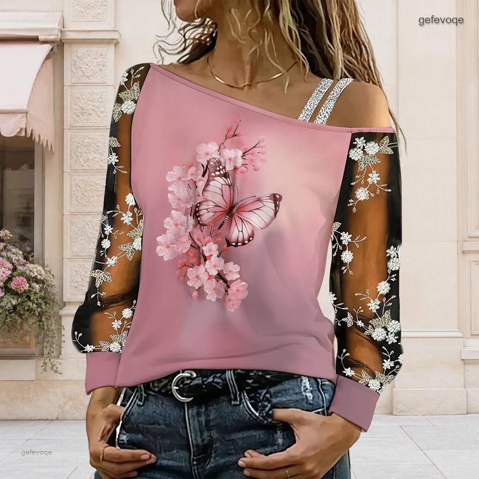 Dames off-shoulder blouse, asy - Blouse Off Shoulder recensie en prijs