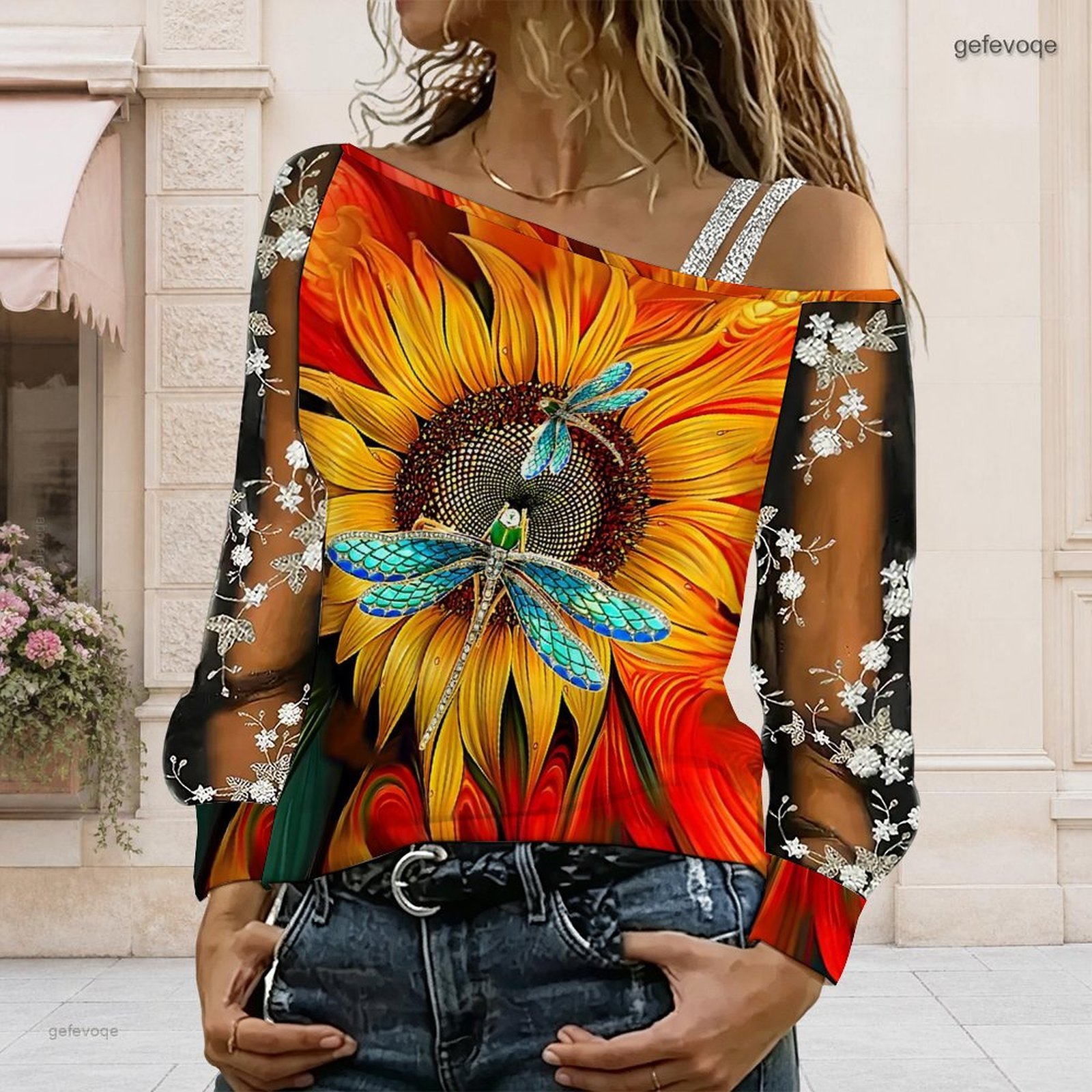 Dames off-shoulder blouse, asy - Blouse Off Shoulder recensie en prijs